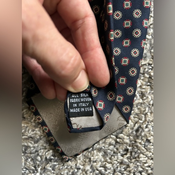 5/$25 Christian Dior Monsieur Italian silk vintage tie made in USA - Picture 4 of 4